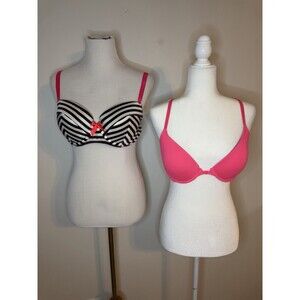 Victoria’s Secret 2 Pc Bra Lot 36D